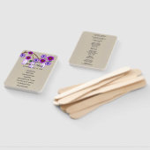 Burlap Rustic Lila Floral Mason Jars Wedding Fächer (Non-assembled)