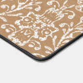 Burlap Rustic Wedding Kraft Foto Image Schreibtischunterlage (Ecke)