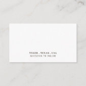 Burlap-Seepferd, Save the Date Begleitkarte (Rückseite)