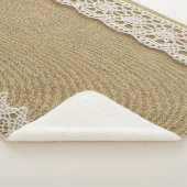 Burlap, Spitzen-Textur. Sherpadecke (3/4)