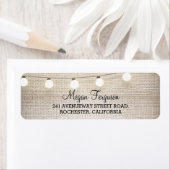 Burlap String Lights Rustikal (Insitu)