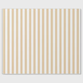 Burlap Tan Lined Design Geschenkpapier (Flach)