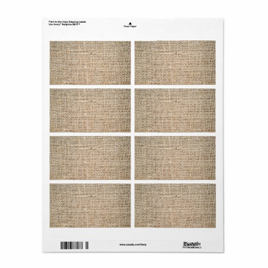 Burlap-Textur (Vorne)