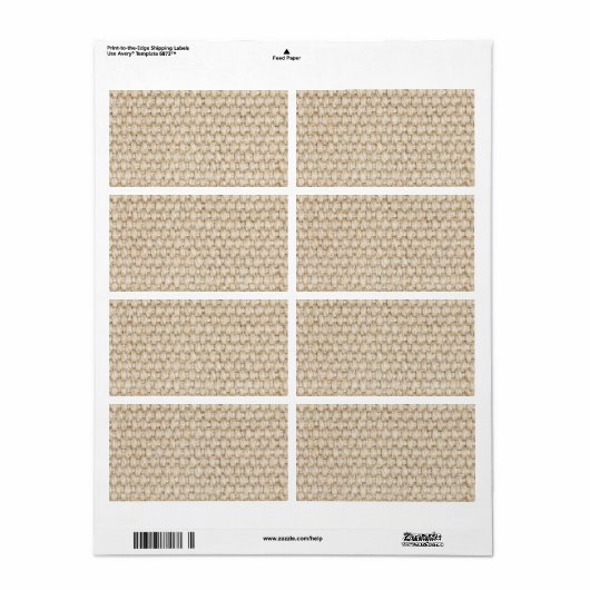 Burlap-Textur (Vorne)
