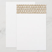 Burlap-Textur Briefpapier (Vorne/Hinten)