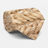 Burlap-Textur Krawatte (Gerollt)