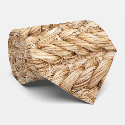 Burlap-Textur Krawatte (Gerollt)