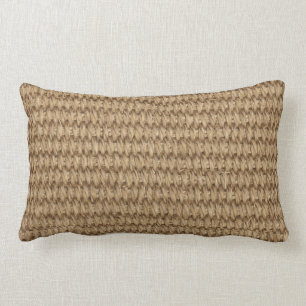 Burlap-Textur Lendenkissen