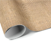 Burlap-Textur, nahtloser Hintergrund Geschenkpapier (Rolleneckpunkt)
