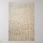 Burlap-Textur Poster (Vorne)