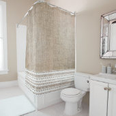 Burlap & Trim Duschvorhang (Beispiel)