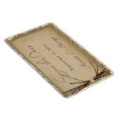 Burlap, Twigs und Twine Save the Date Magnet (Rechte Seite)