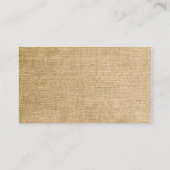 Burlap- und Birch Posh Wedding-Platzkarten Platzkarte (Rückseite)
