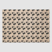 Burlap und Cherries Seidenpapier (Vorderseite)