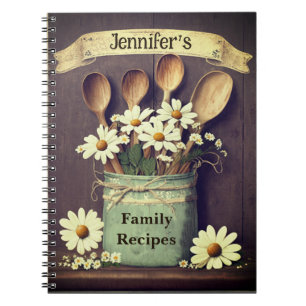 Burlap und Daisies Notizblock