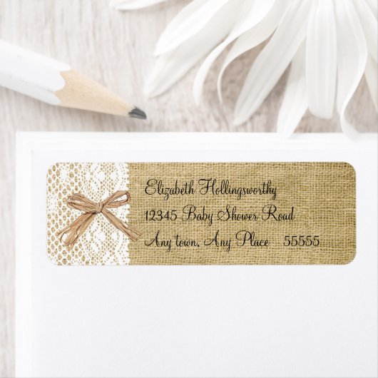 Burlap- und Lace-Look (Insitu)