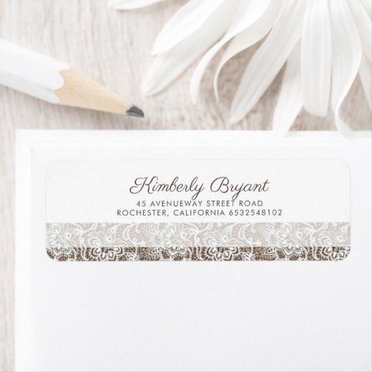 Burlap und Lace Rustic Wedding (Insitu)