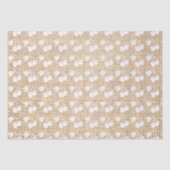 Burlap- und Weißkirschen Seidenpapier (Vorderseite)