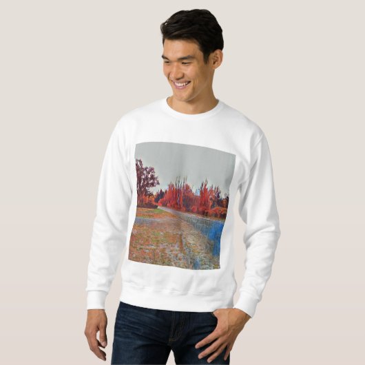 Burleigh Falls Paint Men's Basic Sweatshirt (Vorne ganz)