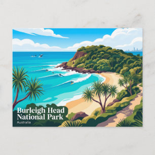 Burleigh Head Nationalpark Australien Postkarte