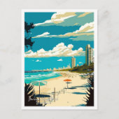 Burleigh Heads Beach Australien Reisebeispiele Postkarte (Vorderseite)