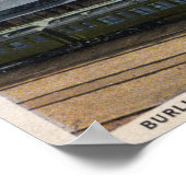 Burlington Bahnhof Ansicht Poster (Ecke)