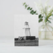 Burlington Breakwater North Lighthouse Postkarte (Stehend Vorderseite)