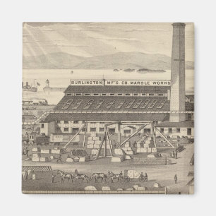 Burlington Manufacturing Co's Marmorwerk Magnet