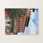 Burlington NJ - Straße im historischen Bezirk Puzzle (Horizontal)