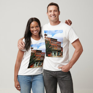 Burlington NJ - Straße im historischen Bezirk T-Shirt