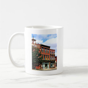 Burlington NJ - Straße im historischen Viertel Kaffeetasse