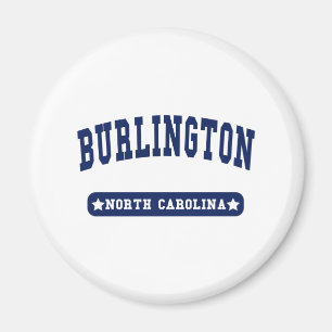 Burlington North Carolina Uni Style t Shirt Magnet