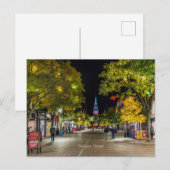 Burlington, Stadtbild Vermont, Postkarte (Vorne/Hinten)