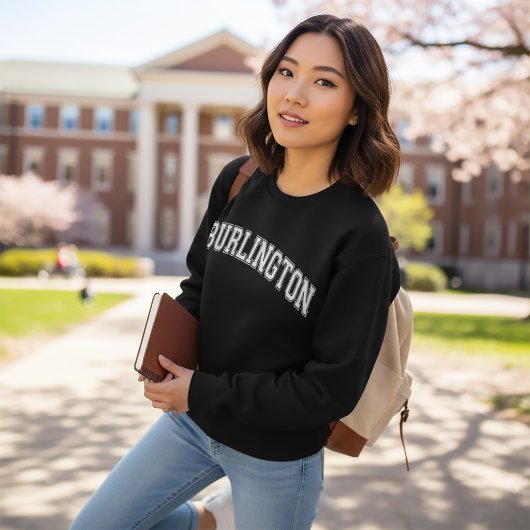 BURLINGTON University Style Sweater Uni Sweatshirt