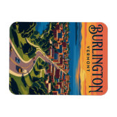 Burlington USA Magnet (Horizontal)