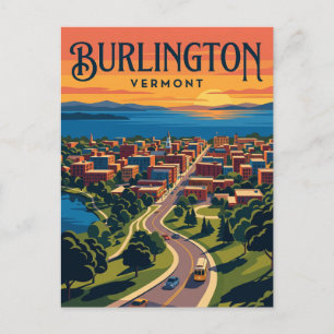 Burlington USA Postkarte