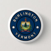 Burlington Vermont Button (Vorderseite)