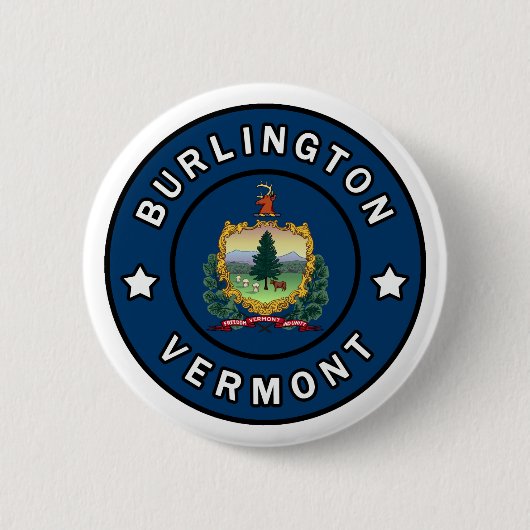 Burlington Vermont Button (Vorderseite)