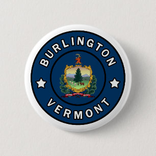 Burlington Vermont Button