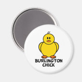 Burlington Vermont Chick Magnet (Vorderseite/Rückseite)