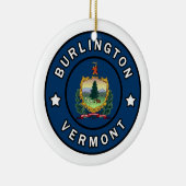 Burlington Vermont Keramik Ornament (Rechts)