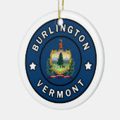 Burlington Vermont Keramik Ornament (Links)