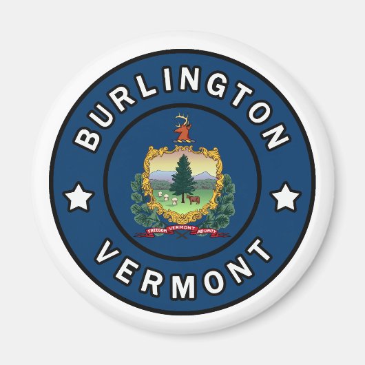 Burlington Vermont Magnet (Vorne)