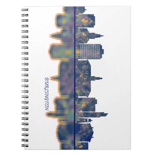 Burlington Vermont Notizblock (Vorderseite)