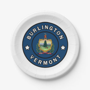 Burlington Vermont Pappteller
