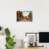 Burlington, Vermont Poster (Heimbüro)