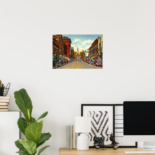 Burlington, Vermont Poster (Heimbüro)