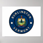 Burlington Vermont Poster (Vorne)