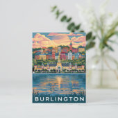 Burlington, Vermont Postkarte (Stehend Vorderseite)