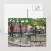 Burlington, Vermont Postkarte (Vorne/Hinten)